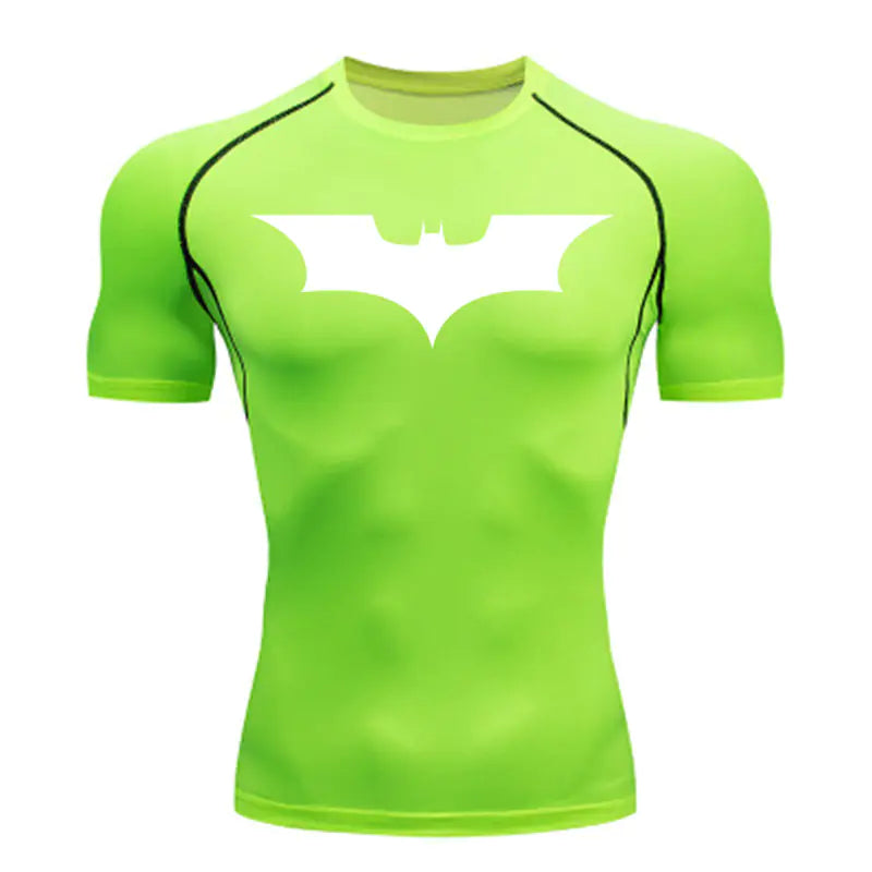 Men's Compression Short Sleeve Sports T-Shirt for Running