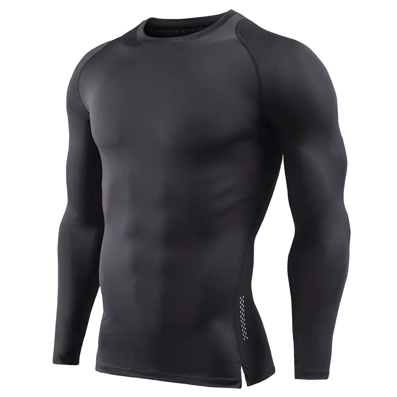 Men's Long Sleeve Compression Quick-Dry Sports Shirt