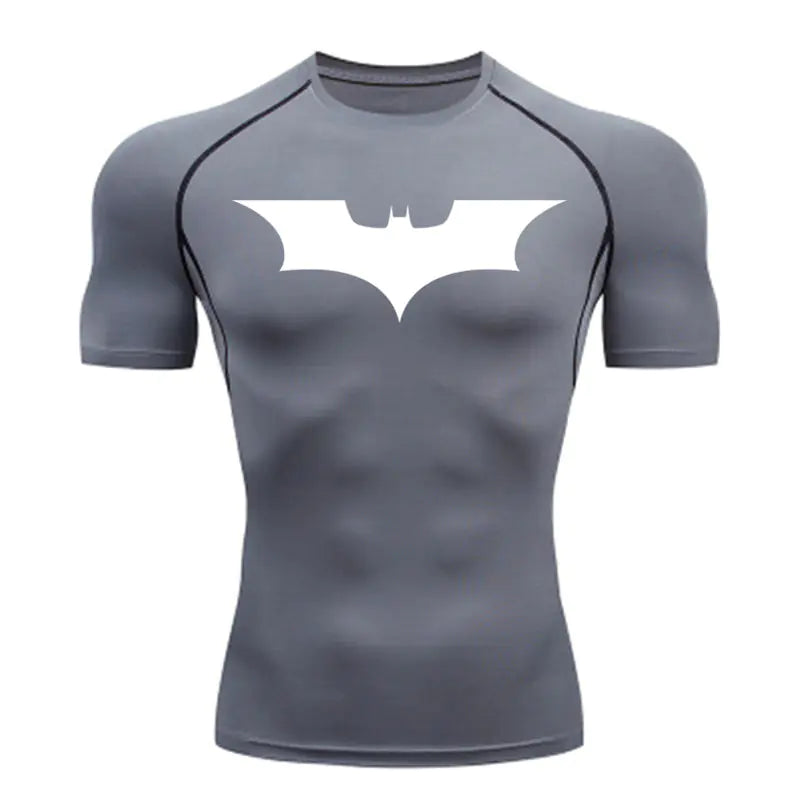 Men's Compression Short Sleeve Sports T-Shirt for Running