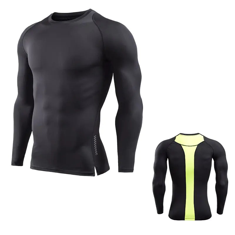 Men's Long Sleeve Compression Quick-Dry Sports Shirt