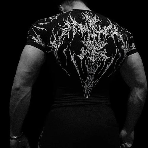 Breathedivinity Men's Fitness Clothing Short Sleeve Quick Dry Compression Shirt Sportswear Running T-shirt Polyester Blend