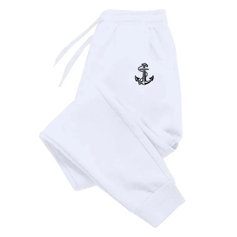 Men's Printed Pants Autumn Winter Men Women Running Pants Joggers Sweatpant Sport Casual Trousers Fitness Gym Fleece Pant