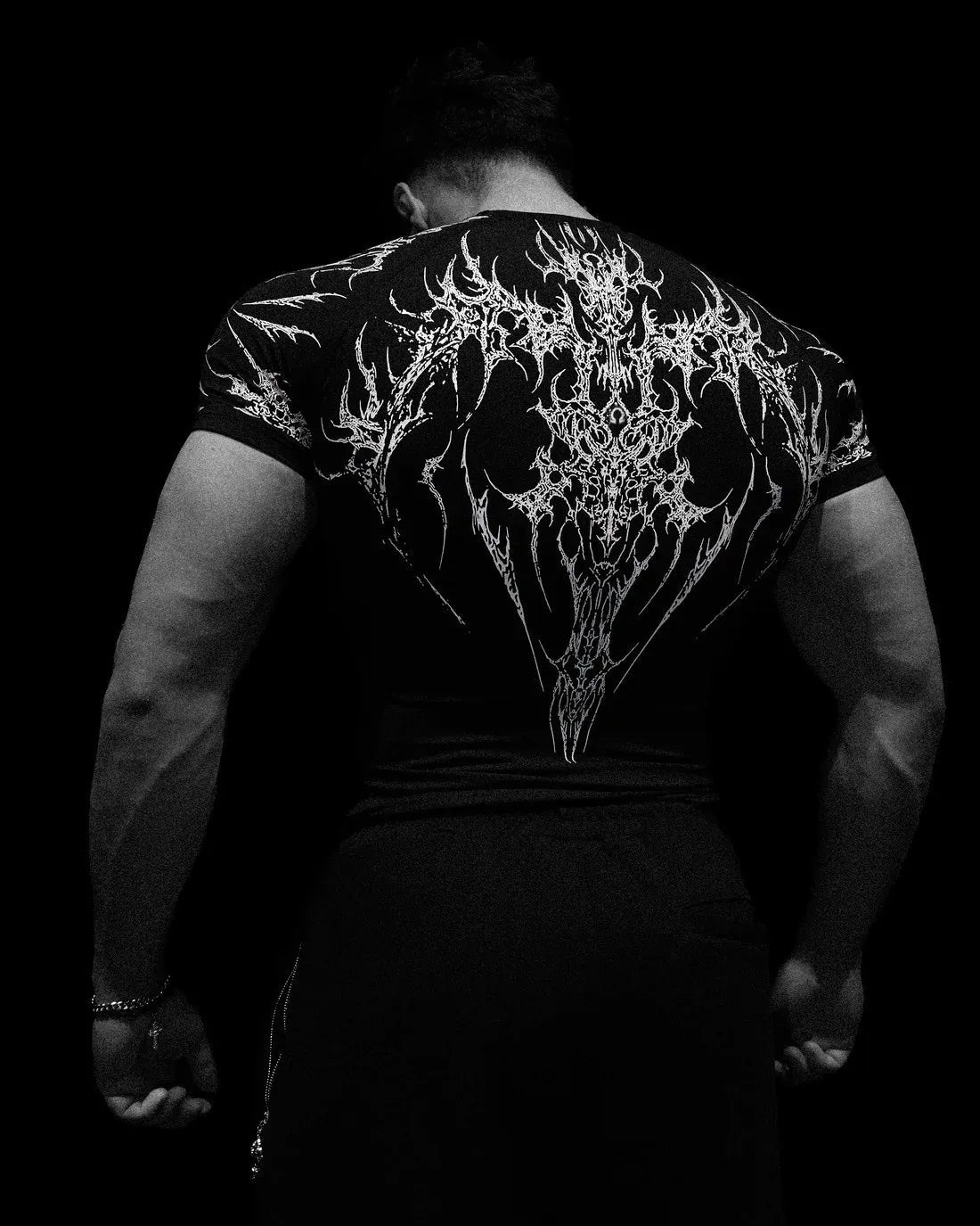 Breathedivinity Men's Fitness Clothing Short Sleeve Quick Dry Compression Shirt Sportswear Running T-shirt Polyester Blend