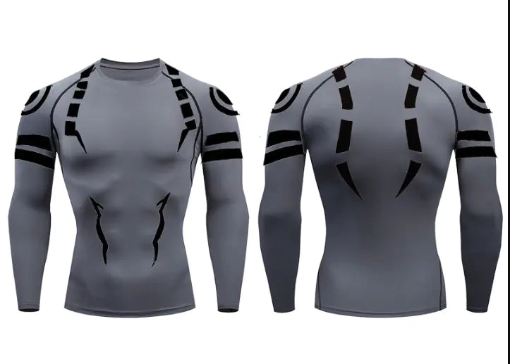 Men's Long Sleeve Compression Shirt for Sports