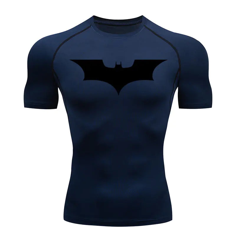 Men's Compression Short Sleeve Sports T-Shirt for Running