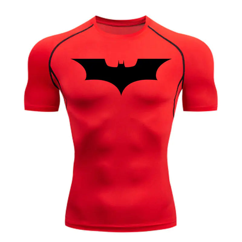 Men's Compression Short Sleeve Sports T-Shirt for Running