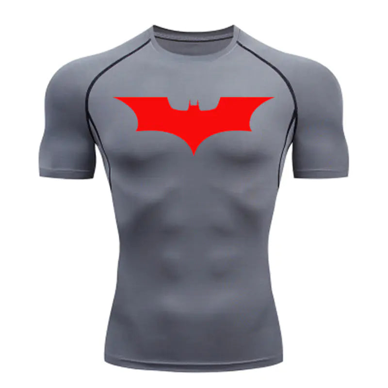 Men's Compression Short Sleeve Sports T-Shirt for Running