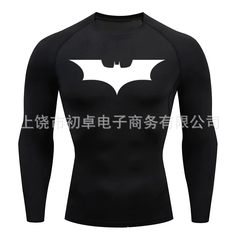 Men's Compression Short Sleeve Sports T-Shirt for Running