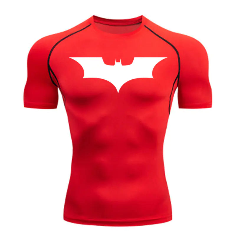 Men's Compression Short Sleeve Sports T-Shirt for Running