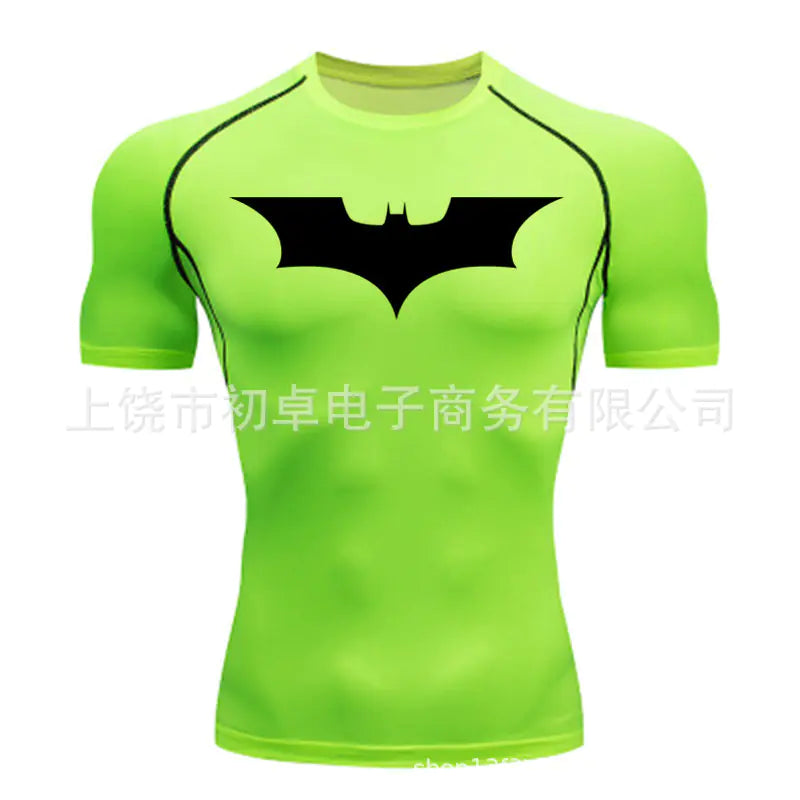 Men's Compression Short Sleeve Sports T-Shirt for Running